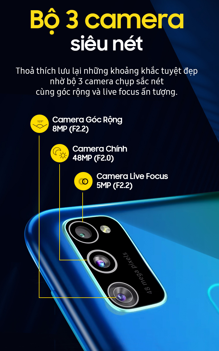 Điện Thoại Samsung Galaxy M30s (64GB/4GB) - Hàng Chính Hãng