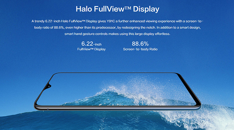 Điện Thoại Vivo Y91C - Hàng Chính Hãng
