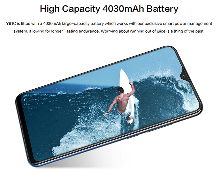 Điện Thoại Vivo Y91C - Hàng Chính Hãng