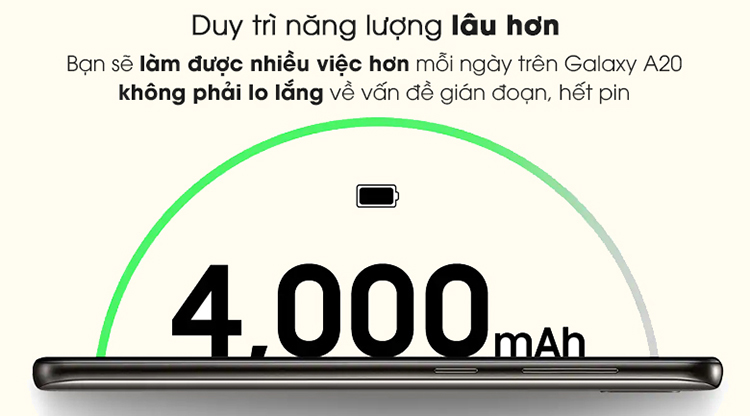 Điện Thoại Samsung Galaxy A20 (32GB/3GB) - Hàng Chính Hãng