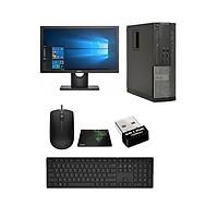 Bộ Máy Tính Để Bàn Dell Optiplex ( Core I3-3220 / 4gb /SSD 240GB ) Và Màn Hình Dell 20' Inch - Tặng Ngay Bàn Phím Chuột + Lót Chuột + USB Wiif. - Hàng Nhập Khẩu