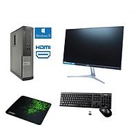 Bộ Máy Tính Để Bàn Dell Optiplex  ( Core i5 - 3570/ 8gb / SSD 256GB ) Và Màn Hình KINGVIEW 22' inch - Tặng Ngay Bàn Phím Chuột Không Dây - Hàng Nhập Khẩu